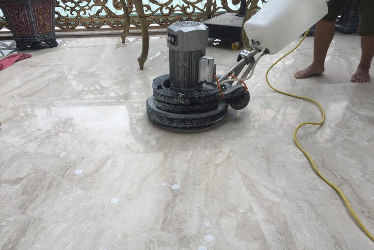 Đánh bóng sàn Marble